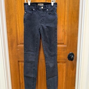 Madewell Black 9” High Riser Skinny Skinny Jeans Full-Length